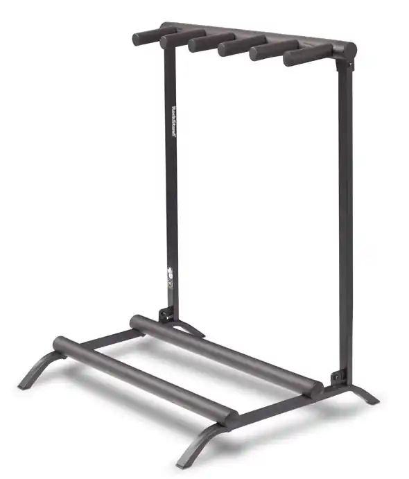 Preis Gesenkt ROCKSTAND RS 20881 B/1FP Flat Pack E-/Bass- Gitarrenständer 5-fach, schwarz