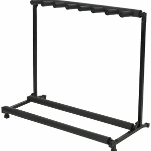 ROCKSTAND RS 20882 B/1FP Flat Pack E-/Bass- Gitarrenständer 7-fach, schwarz Nur Heute