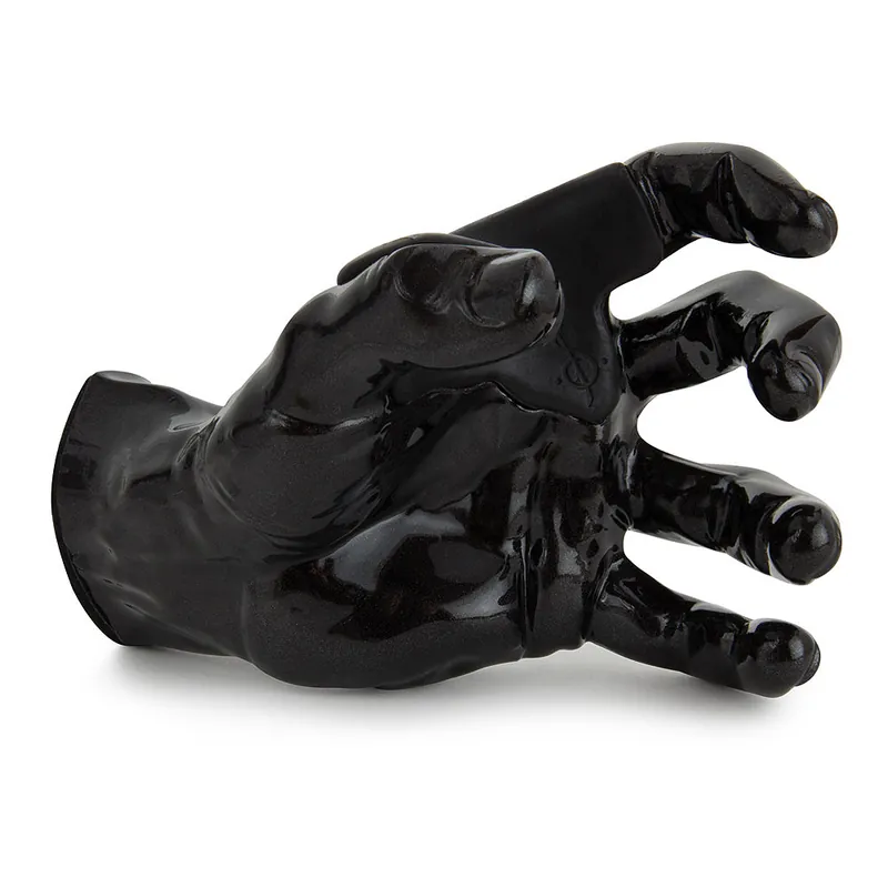 Rabatt GUITARGRIP Black Metallic Male Hand left Gitarren-Wandhalter