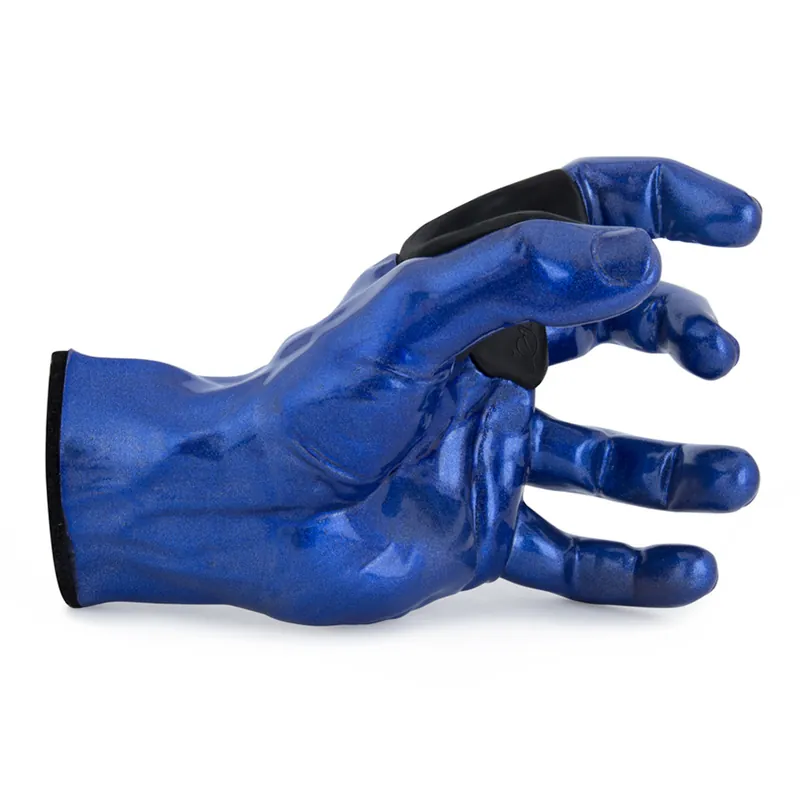 Neue Ware GUITARGRIP Blue Metallic Male Hand left Gitarren-Wandhalter