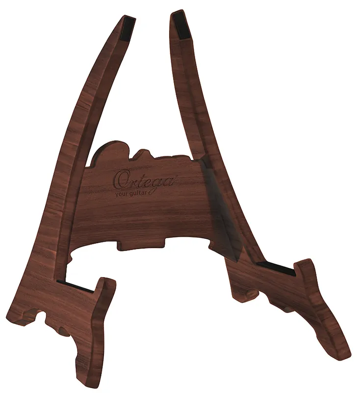 ORTEGA OWGS-1 Wooden Guitar Stand Echtholz-Gitarrenständer, dark brown Angebot