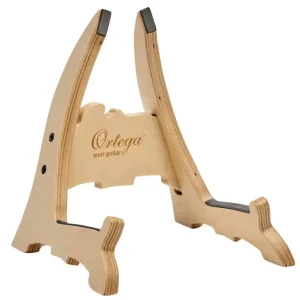 Neuheit ORTEGA OWUS-2 Wooden Guitar Stand Echtholz-Ukulelenständer