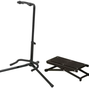 S2R Einsteiger Gitarren Bundle 2 Black (Fußbank, Gitarrenständer) Finale Aktion