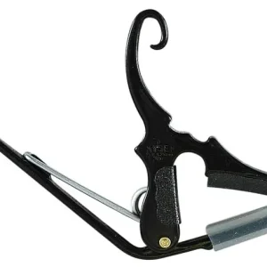 KYSER KG3BA Quick Change Short-Cut Kapodaster Western-/E-Gitarre, schwarz (529.300) Kostenfreie Lieferung
