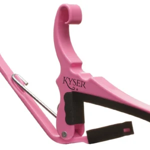 Kostenloser Rückversand KYSER KG6PRA Quick Change Acoustic Kapodaster Western-/E-Gitarre, pink (529.229)