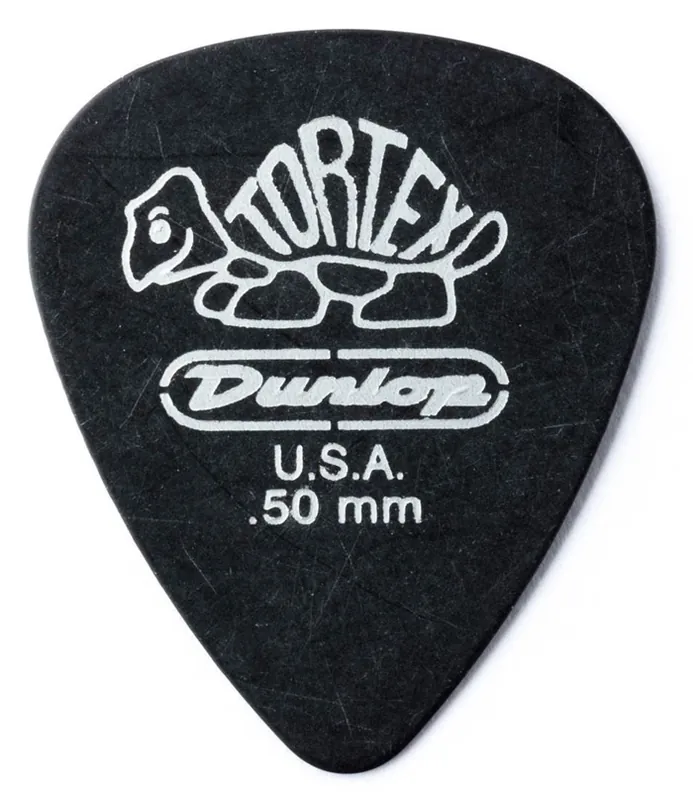 Sonderaktion JIM DUNLOP 488P Tortex Pitch Black Standard 0,50mm Plektrum (Stück)
