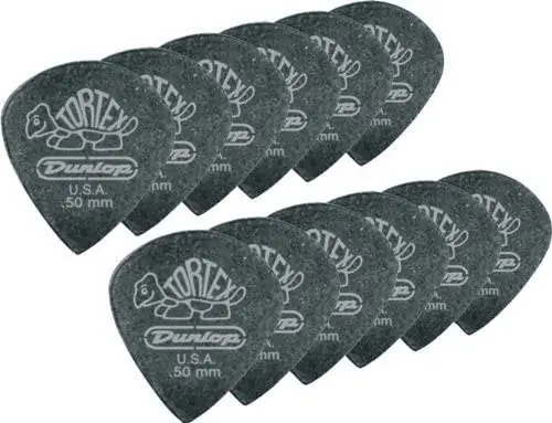 Meistverkauft JIM DUNLOP 482 Tortex Pitch Black Jazz III 0,60 P Plektrum (12 Stück)
