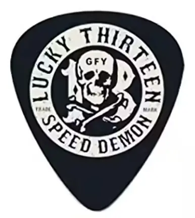 JIM DUNLOP L15R10 Lucky 13 Series III Speed Demon Plektrum 1.00 mm (36 Stück) Sichere Zahlung