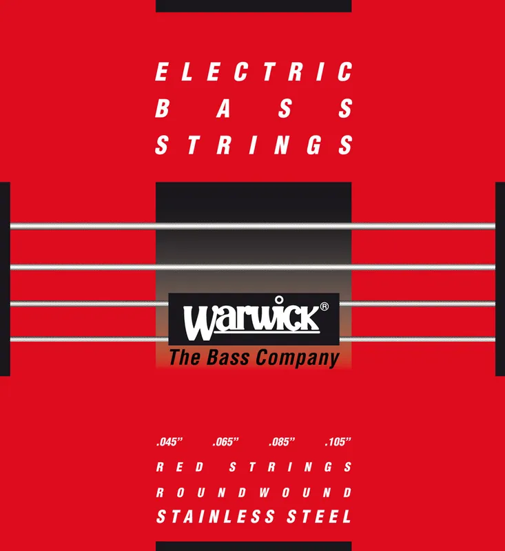 Schneller Versand WARWICK 42200 M4 Red Strings Bass Medium 045-105 Stainless Steel Roundwound. Saiten für E-Bass