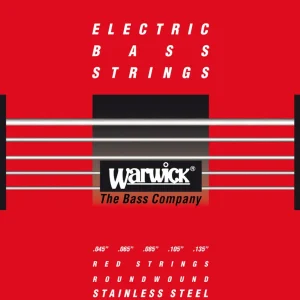 Schneller Versand WARWICK 42301 M5 Red Strings Bass Medium 045-135 Stainless Steel Roundwound. Saiten für E-Bass