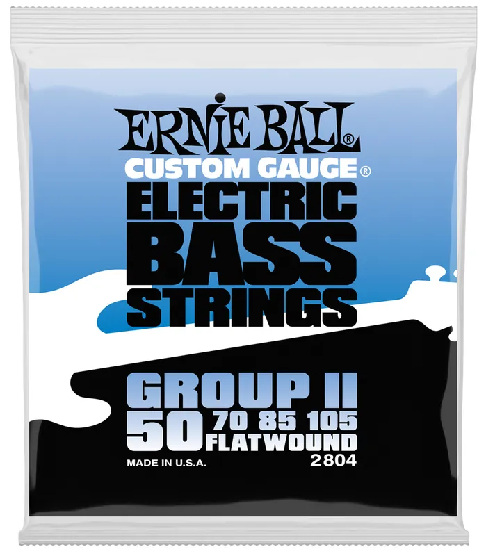 ERNIE BALL 2804 Flatwound Group II E-Bass Saiten 50-105 Schnäppchen