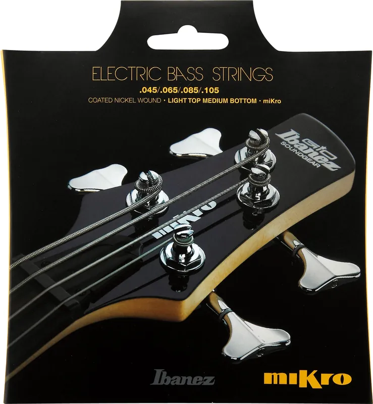 Bestpreis IBANEZ IEBS4C Electric Bass Mikro 045-105 Coated Nickel Wound Saiten für Mikro Bass