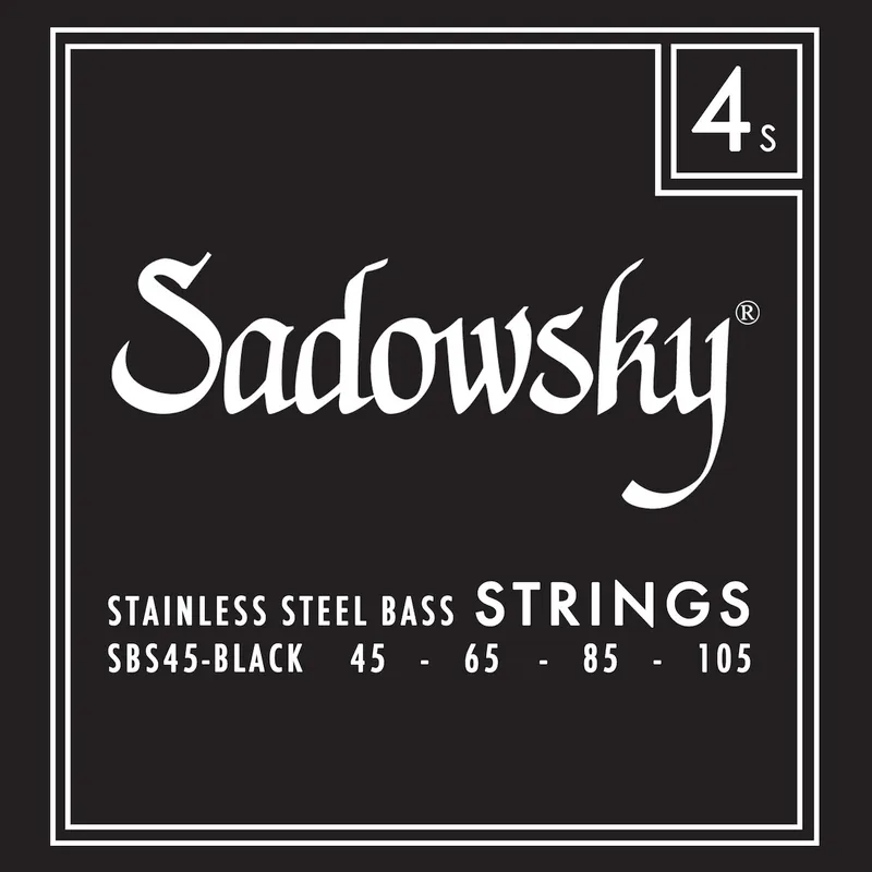 SADOWSKY SBS 45-1 Black Label Taperwound 045-105 Saiten für 4-string E-Bass Gratis Versand