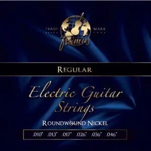 FRAMUS 45220 REG Blue Label Regular 010/046 Nickelplated Steel Round Wound. Saiten E-Gitarre Highlight