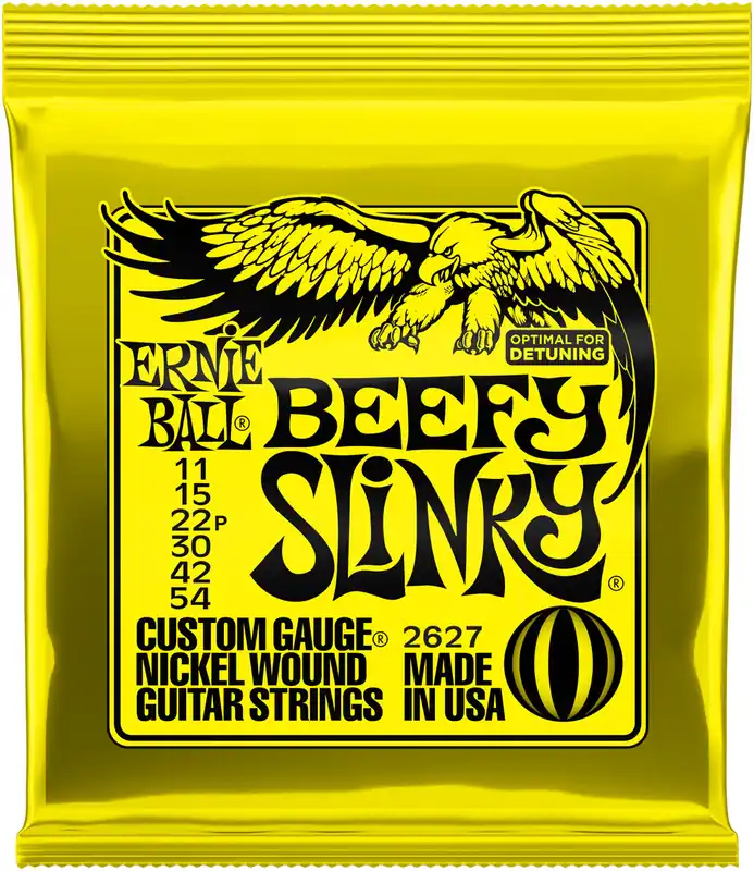 ERNIE BALL 2627 Beefy Slinky 011-054 Nickel plated Steel. Saiten für E-Gitarre Top-Seller