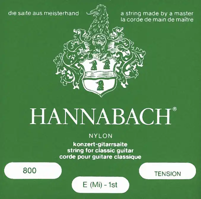 HANNABACH 800 LT Low Tension E1-E6 Saiten für Konzertgitarre, grün Rabatt