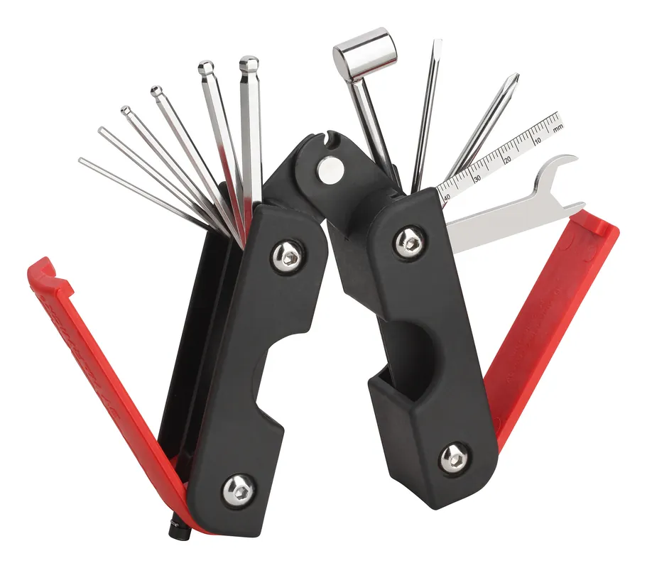 ROCKCARE MultiTool (Metric/Red) 13-In-1 Multi-Tool Gitarrenwerkzeug Neue Kollektion