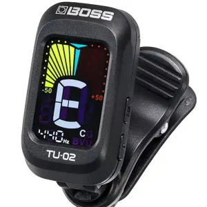 BOSS TU-02 Tuner Chromatischer Clip-Tuner Gitarren/Bass/Ukulele Solange Der Vorrat Reicht
