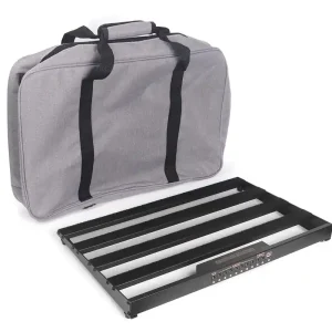 Top-Angebot YUER PR 01M Middle Size Pedalboard Pedalboard für Effektgeräte inkl. Multinetzteil