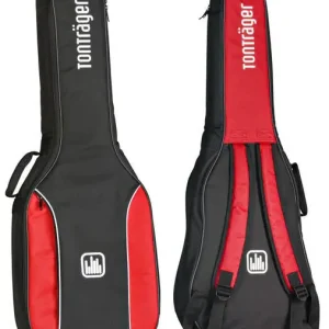 TONTRÄGER TG10C/RB Gigbag 4/4 Konzertgitarren Gitarrentasche schwarz/rot Kracherpreis
