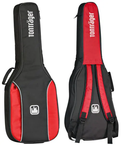 TONTRÄGER TG10C/RB Gigbag 4/4 Konzertgitarren Gitarrentasche schwarz/rot Kracherpreis
