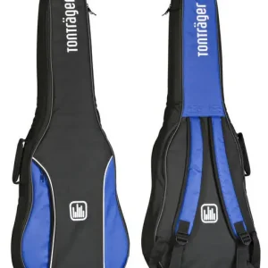 Zertifiziert TONTRÄGER TG10CT/BB Gigbag 3/4 Konzertgitarren Gitarrentasche schwarz/blau