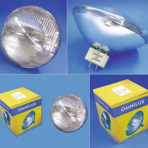 OMNILUX PAR-64 230V/500W/GX16d MFL 300h Halogen Leuchtmittel sind unentbehrlich! Schneller Versand
