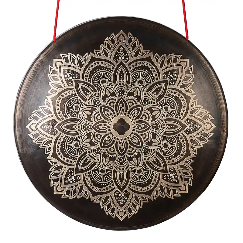 SELA SEGO28CHF Chau-Gong Flower-Mandala 28 Zoll Gong inklusive Baumwolltasche Preiswert