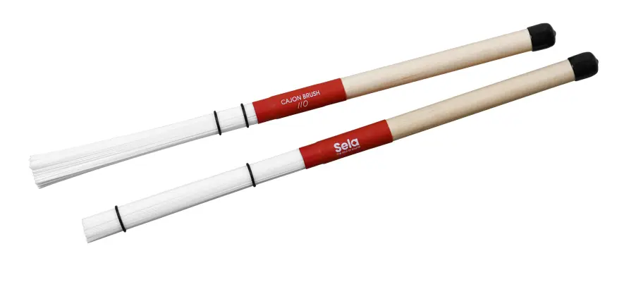 SELA SE 065 Cajon Brush 110 Besen Drumsticks Besen Drumsticks (Cajon) Nur Für Kurze Zeit