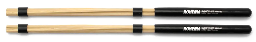 ROHEMA 61366 Smooth Bamboo Rods (Paar) Besen Drumsticks Meistverkauft