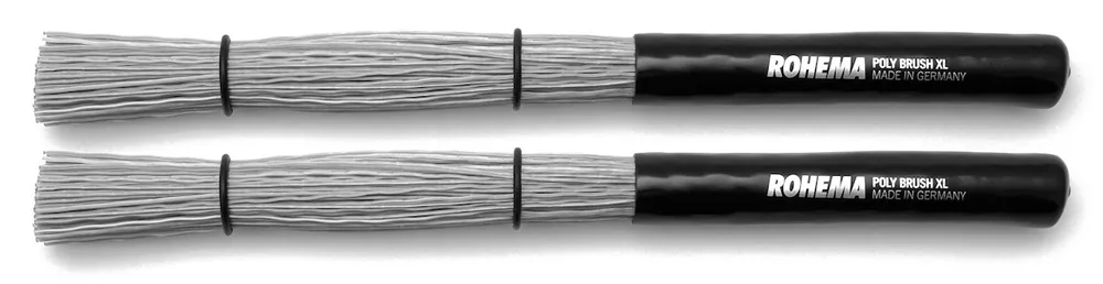 ROHEMA 61296 Poly Brushes XL (Paar) Besen Drumsticks Kracherpreis