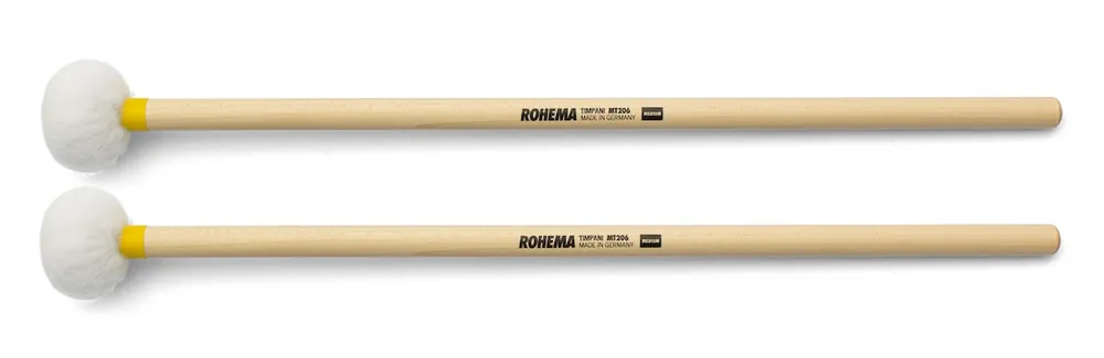 Mega-Angebot ROHEMA 614283 MT206 Timpani Mallet Schlägel mit Filzkopf (Paar)