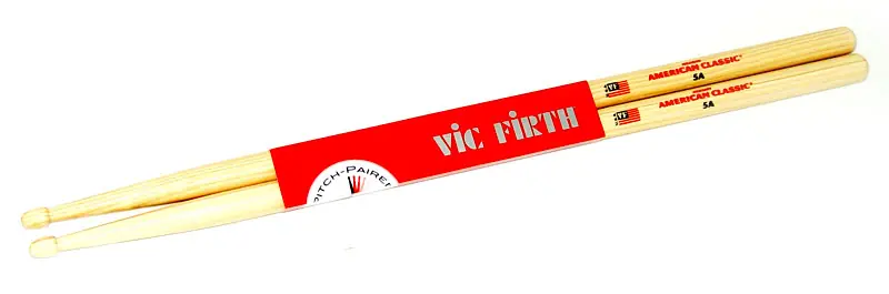 VIC FIRTH American Classic Wood Tip 5A (Paar) American Hickory Drumsticks Sofort Bestellen