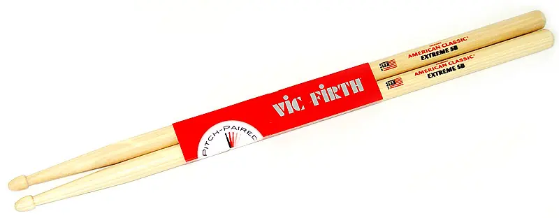 Bestpreis VIC FIRTH American Classic Wood Tip X5B (Paar) American Hickory Drumsticks