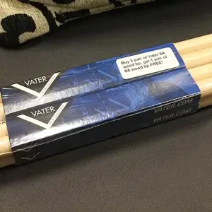 VATER American Hickory Wood Tip 5A (4 Paar) American Hickory Drumsticks (Los Angeles) Meistverkauft