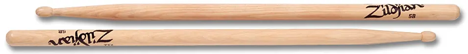 ZILDJIAN Hickory Wood Tip 5BWN (Paar) Drumsticks Must-Have
