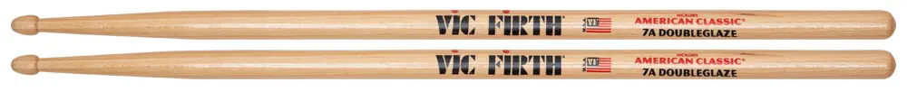 VIC FIRTH American Classic 7ADG DoubleGlaze (Paar) American Hickory Drumsticks Schneller Versand