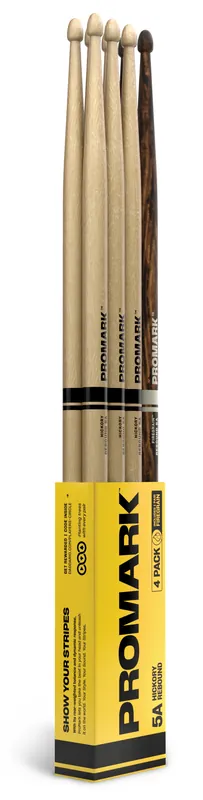 Rabatt PROMARK RBH565AW-4PFG Rebound 5A Bundle Drumsticks (4 Paar)