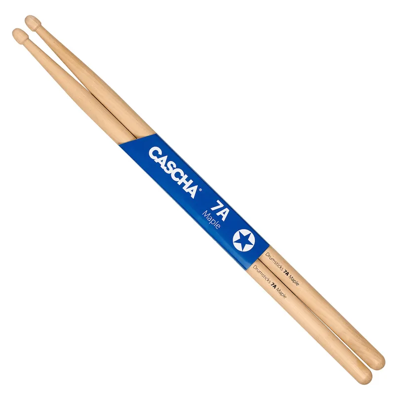 Echt CASCHA HH 2362 Wood Tip 7A Maple Drumsticks (Paar)