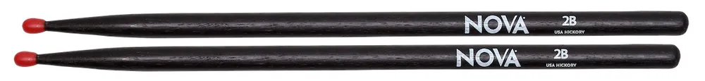 VIC FIRTH Nova Nylon Tip 5BNB (Paar) Hickory Drumsticks, schwarz Garantierte Lieferung