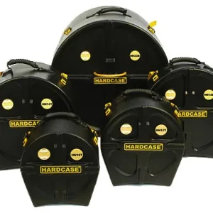 Begrenztes Angebot HARDCASE HROCKFUS-2 14-10-12-14-22 Koffer für Drumset, 5-tlg.