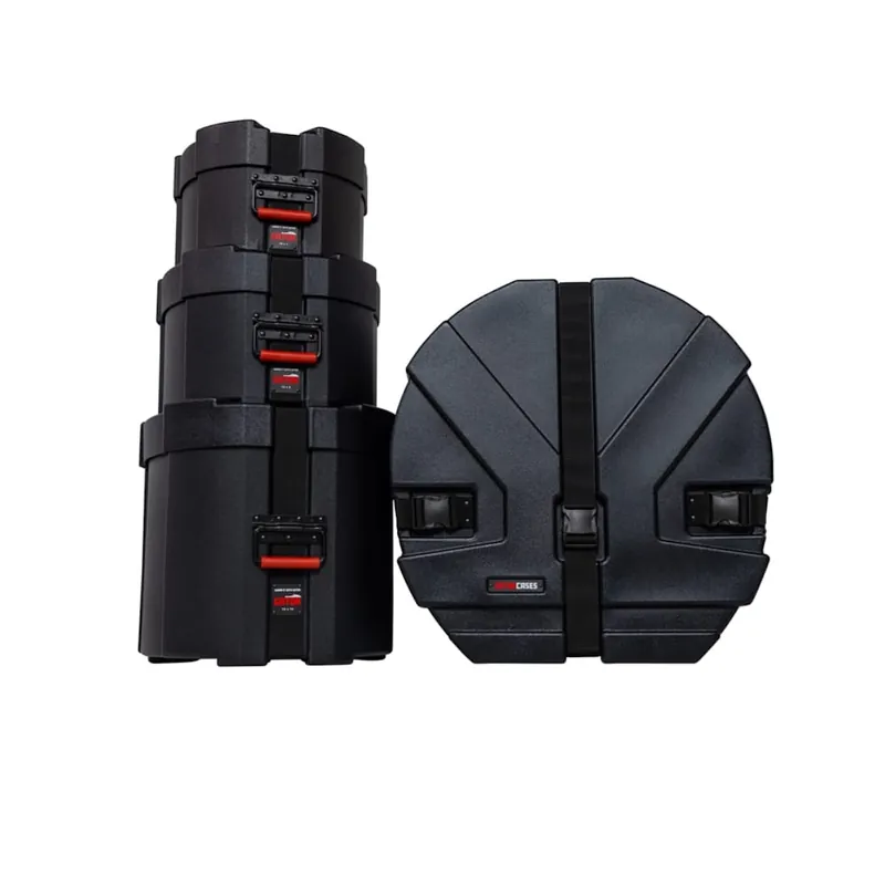 GATOR GPCJZFUSIONPACK Grooves Drum Case Fusion Pak Koffer für Schlagzeug (20/10/12/14) Echt