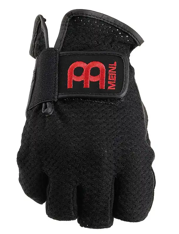 Neuheit MEINL MDGFL-XL Xtra Large Drummer Gloves Fingerlose Drummer Handschuhe, schwarz