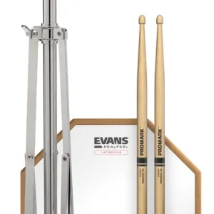 Preiswert EVANS EVSP-RF10G-AT Realfeel Attacktile Scholastic Practice Pad / Übungspad, mountable