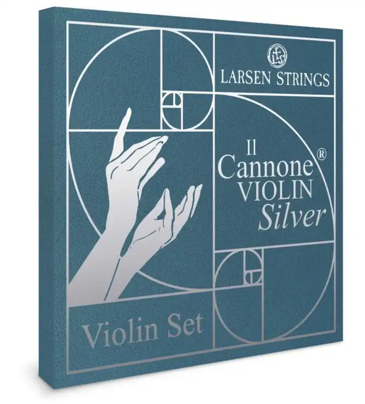 Super-Preis LARSEN Il Cannone Violin Silver 4/4 Set E-A-D-G Saiten für Violine (631.473.006)