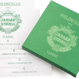 JARGAR Classic Cello Dolce 4/4 Set A-D-G-C Saiten für Cello (grüne Packung), 638918 Saisonangebot