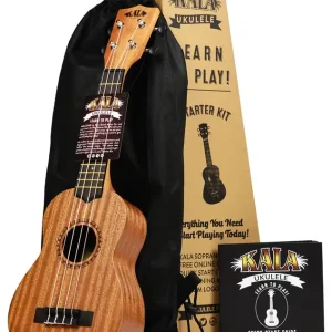 Preisknaller KALA LTP SET Sopran Learn To Play Ukulele Starter Paket inkl. Tasche
