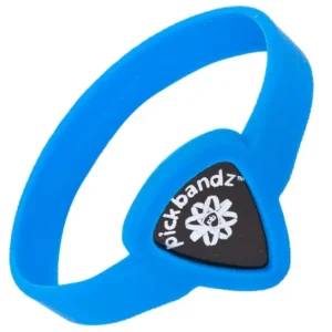 Finale Aktion PICKBANDZ Armband Adult American Blue Silikonarmband für Plektrum / AL