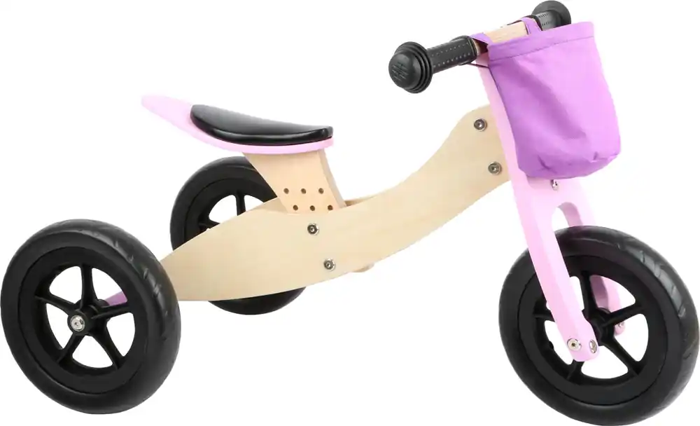 Garantierte Lieferung SMALL FOOT 11611 Laufrad-Trike Maxi 2 in 1 Rosa Outdoor- und Bewegungsspielzeug