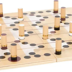 Finale Aktion SMALL FOOT 12218 Ludo und Leiterspiel Gold Edition Gesellschaftsspiel